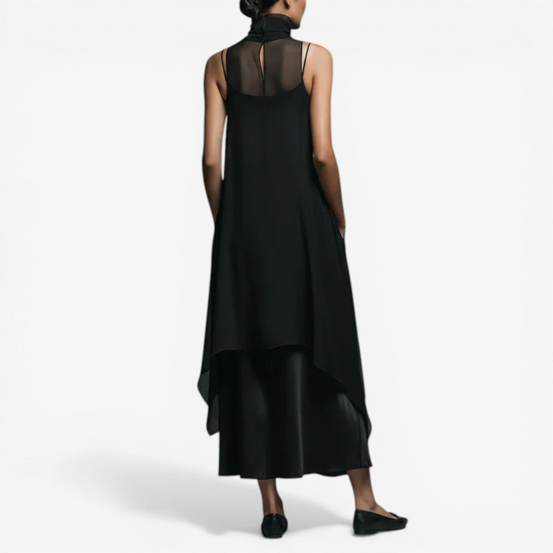 Bibiana™ Vestido Maxi Capas