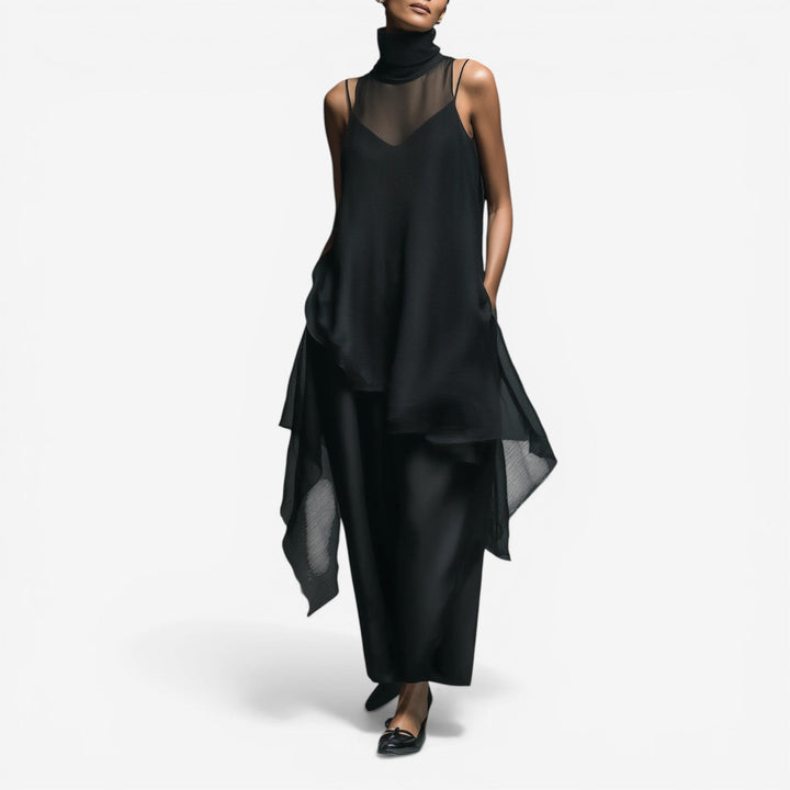 Bibiana™ Vestido Maxi Capas