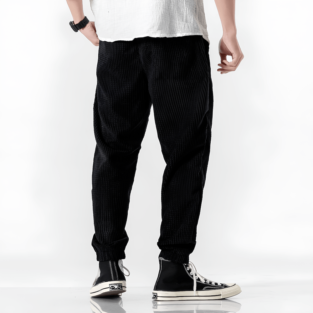 David | Pantalones Texturizados y Cómodos
