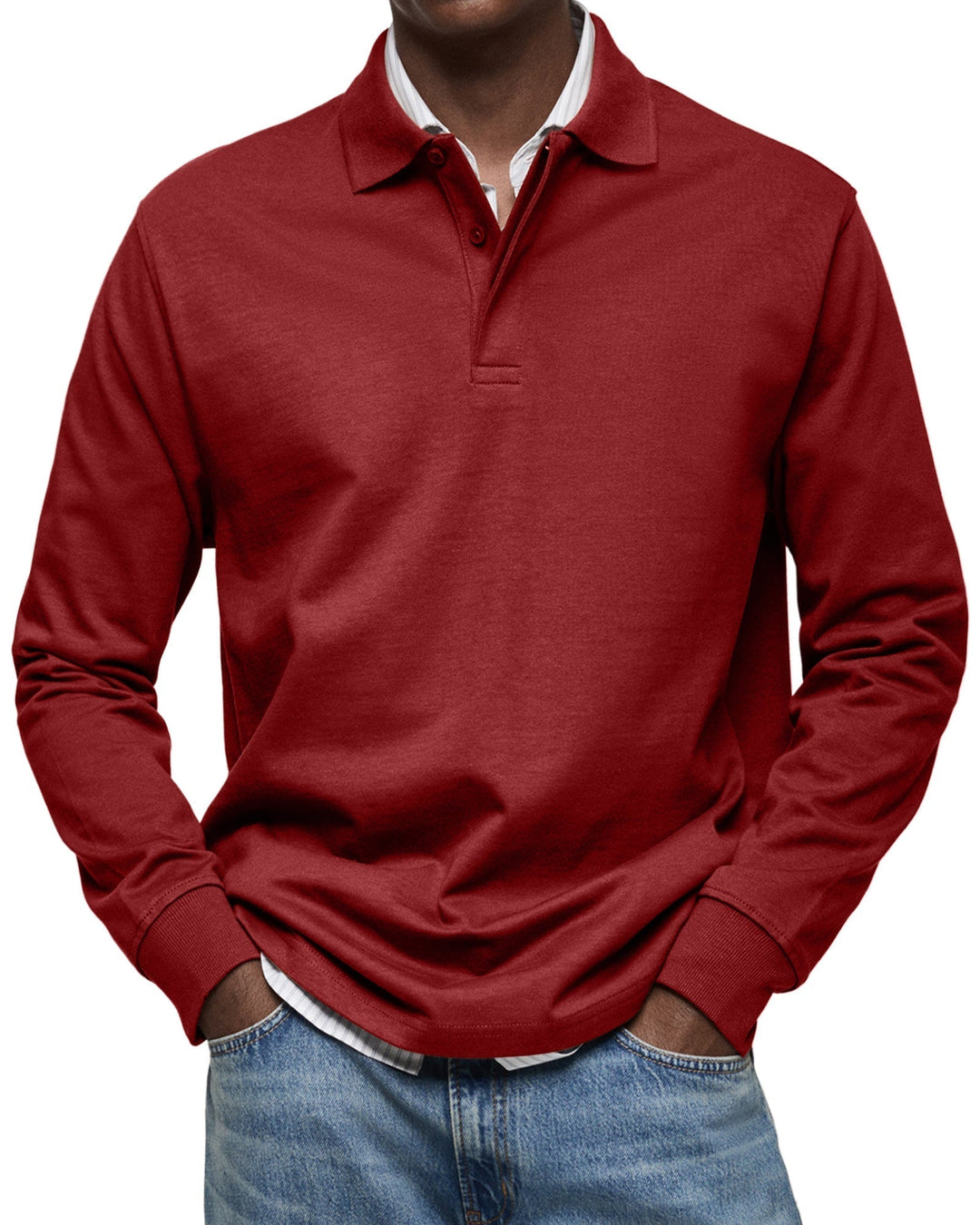 Jason | Polo de manga larga con comodidad refinada