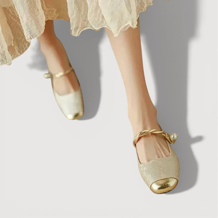 KRYSTAL – TACONES BAJOS DE ESTILO VINTAGE
