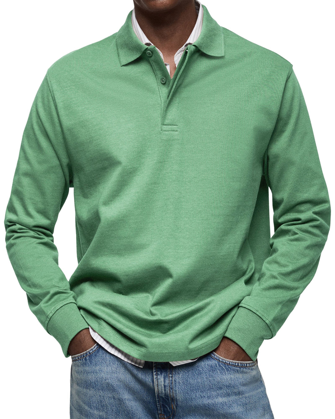 Jason | Polo de manga larga con comodidad refinada