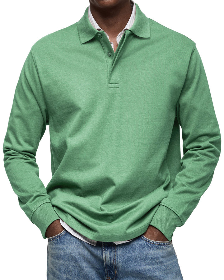 Jason | Polo de manga larga con comodidad refinada