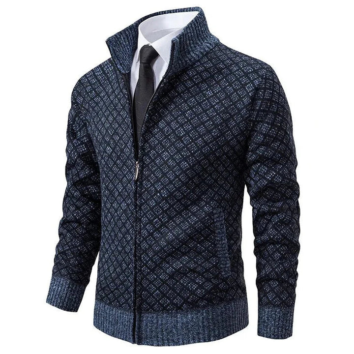 Henriesk | Chaqueta de punto texturizada con cremallera