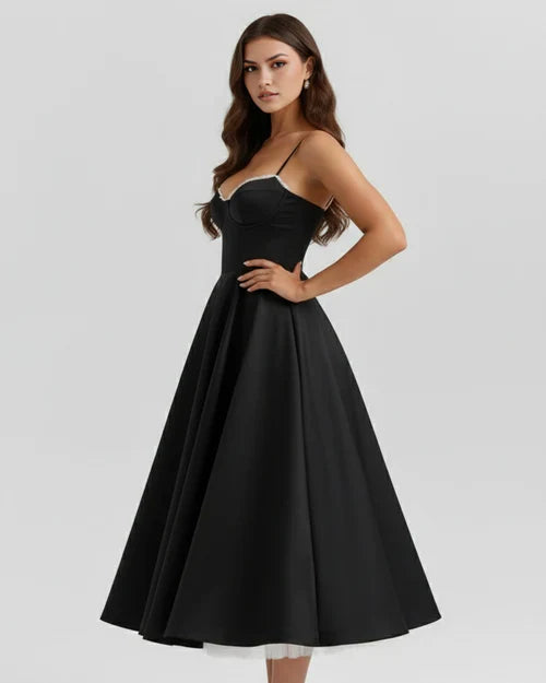 SELENE | Vestido midi elegante
