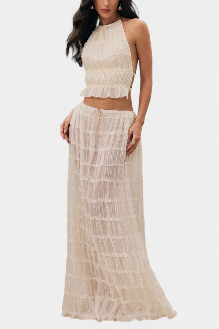 Eugenie | Conjunto Top Plisado