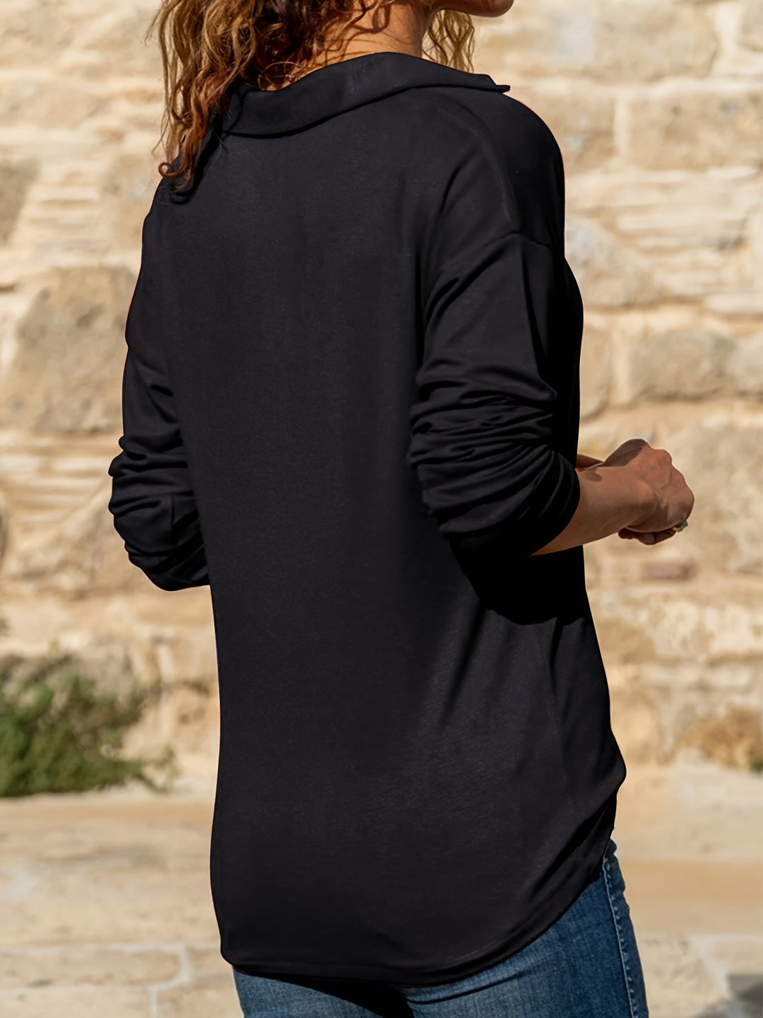 Alejandra™ | Blusa elegante de manga larga