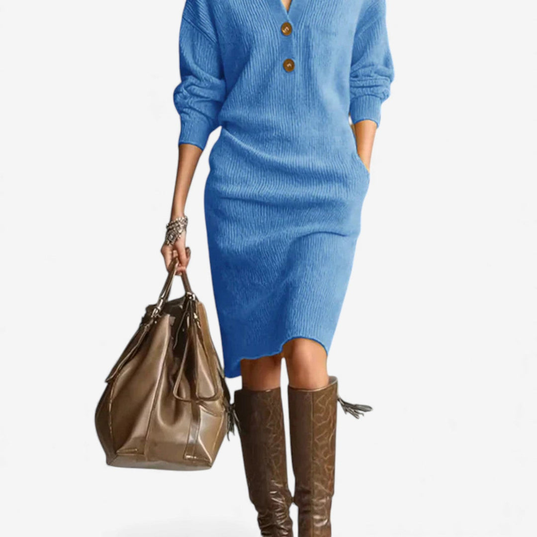 Teresa™ Vestido Midi Abetonado