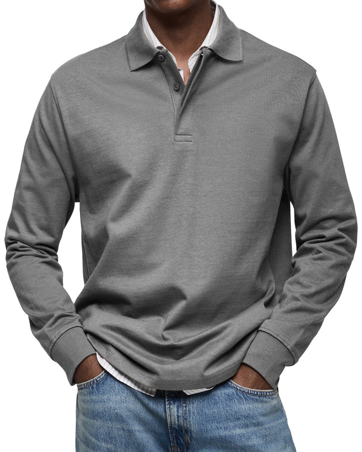 Jason | Polo de manga larga con comodidad refinada