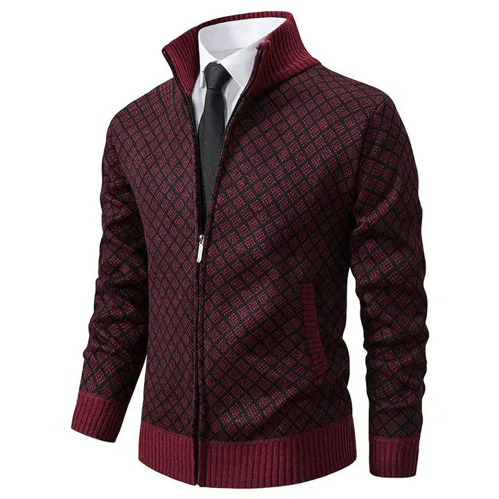 Henriesk | Chaqueta de punto texturizada con cremallera