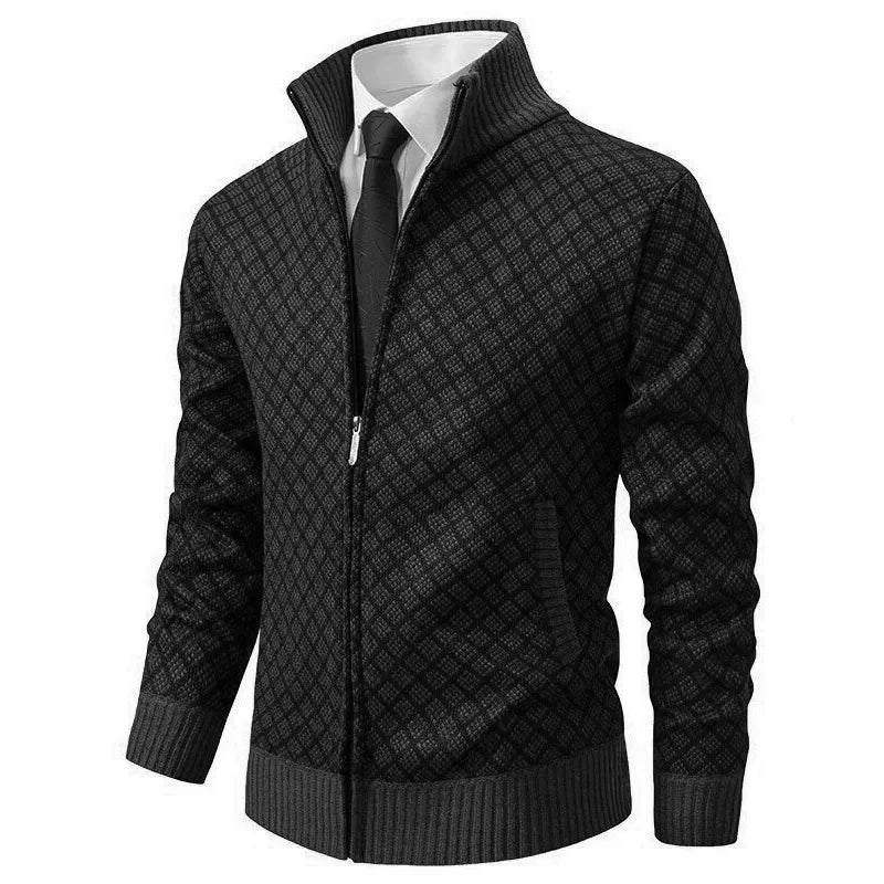 Henriesk | Chaqueta de punto texturizada con cremallera