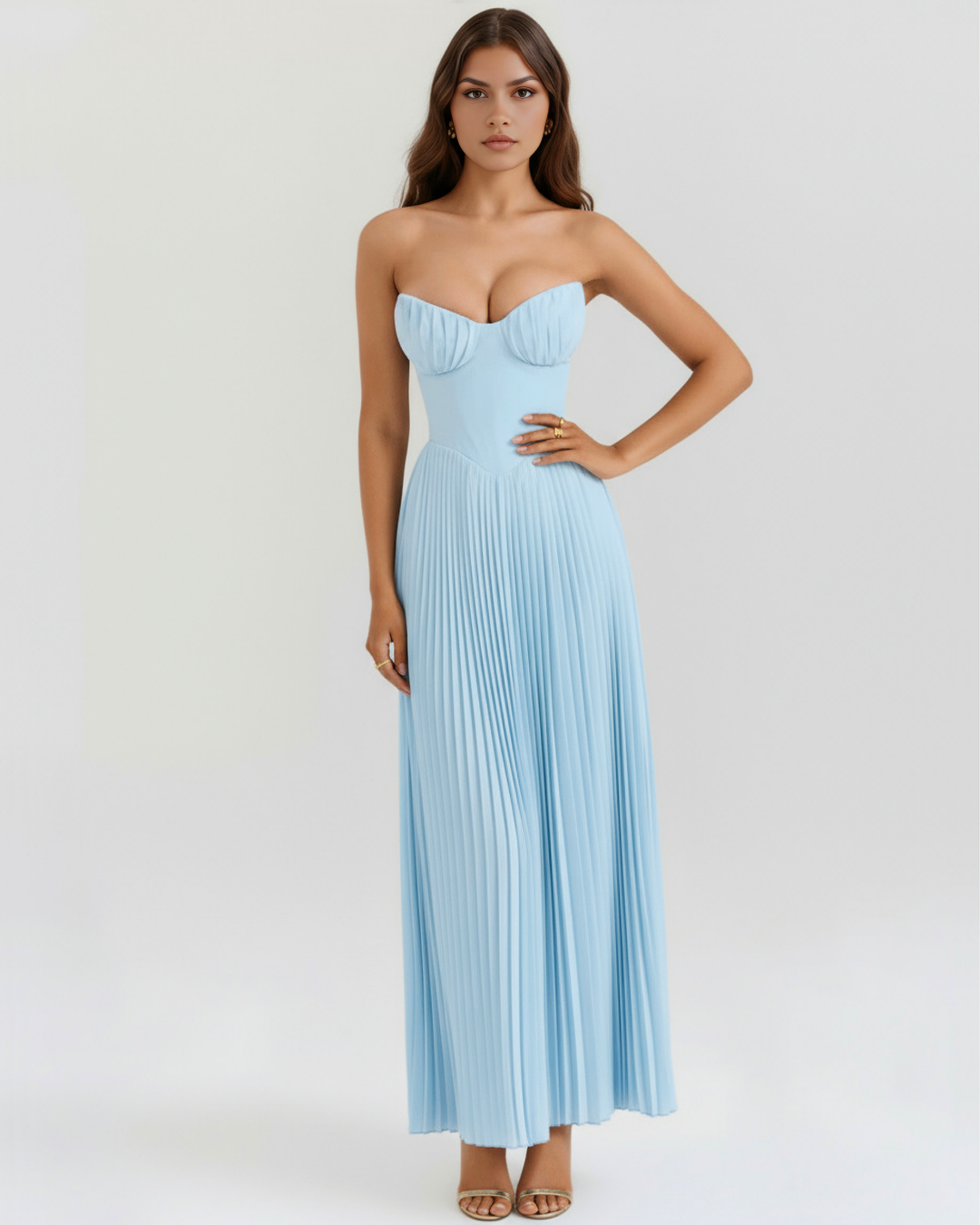 VESTIDO SIRENA ELEGANCIA FLUIDA QUE ESTILIZA TU SILUETA