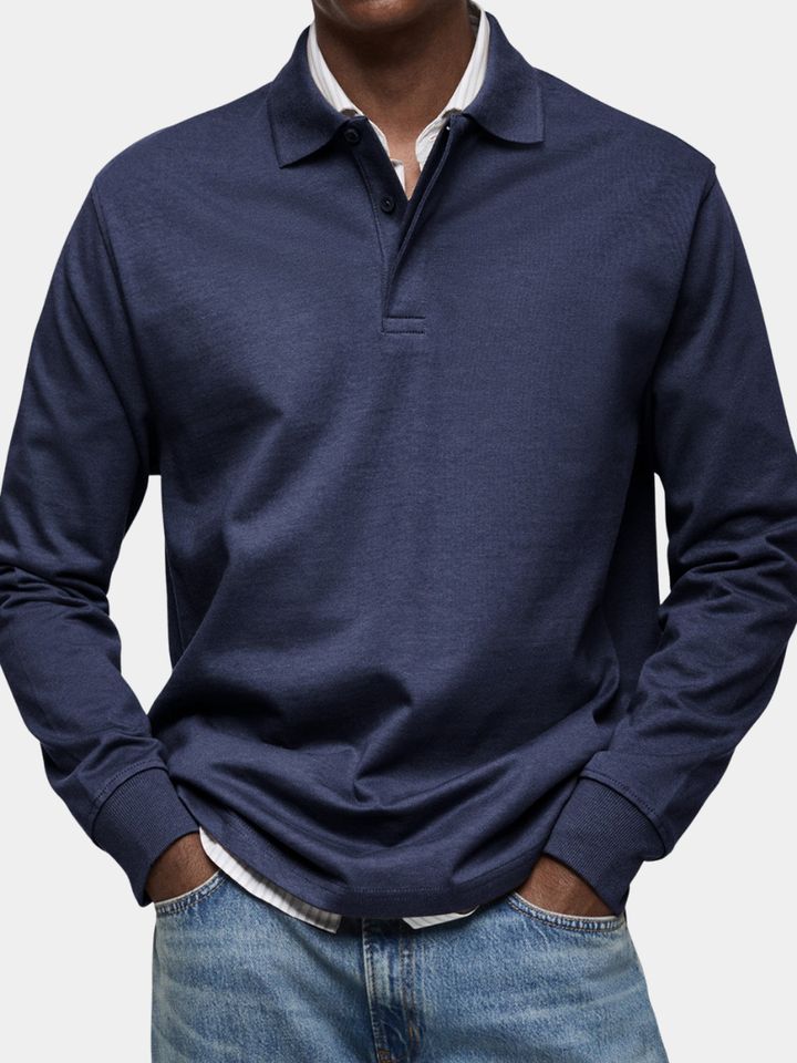 Jason | Polo de manga larga con comodidad refinada