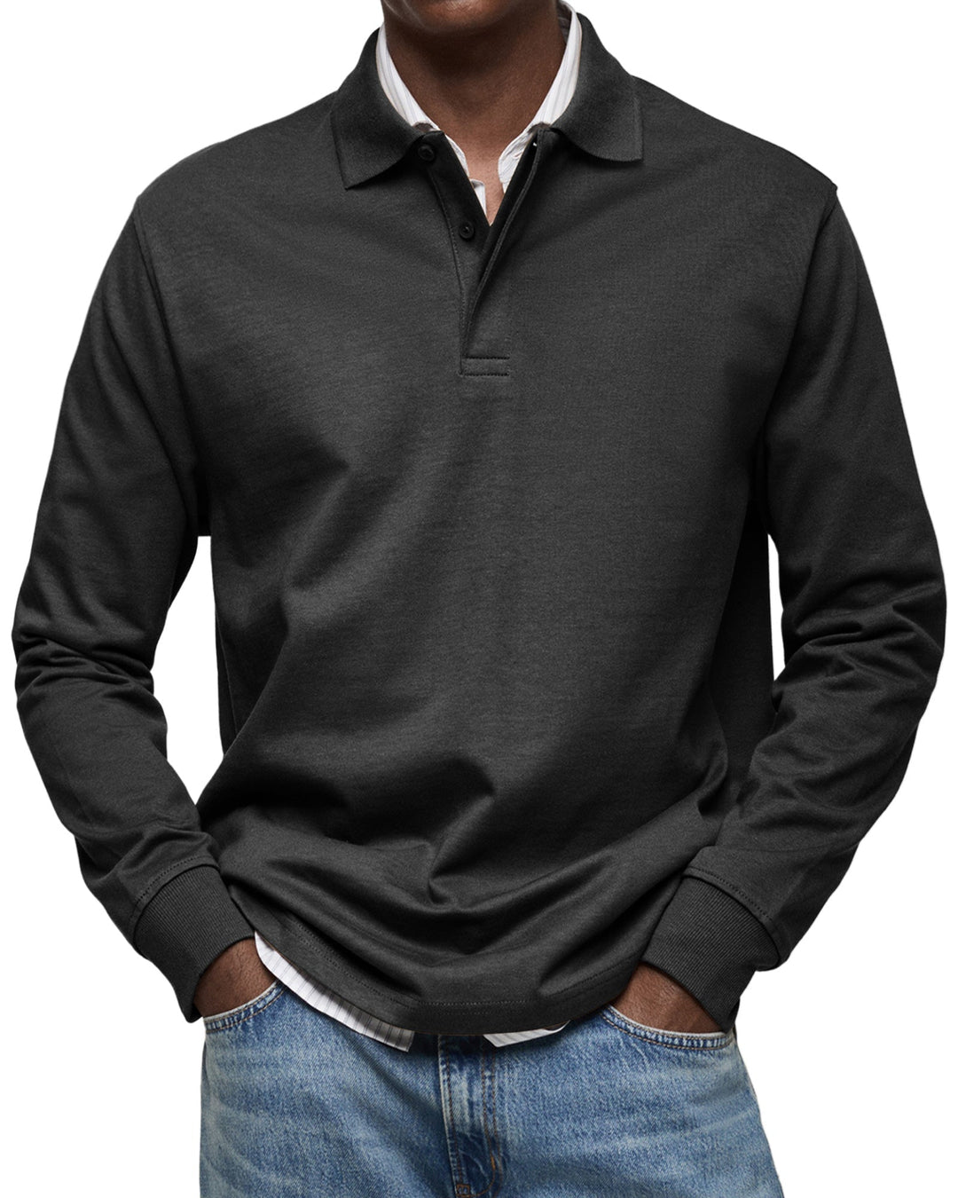 Jason | Polo de manga larga con comodidad refinada
