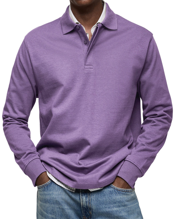 Jason | Polo de manga larga con comodidad refinada