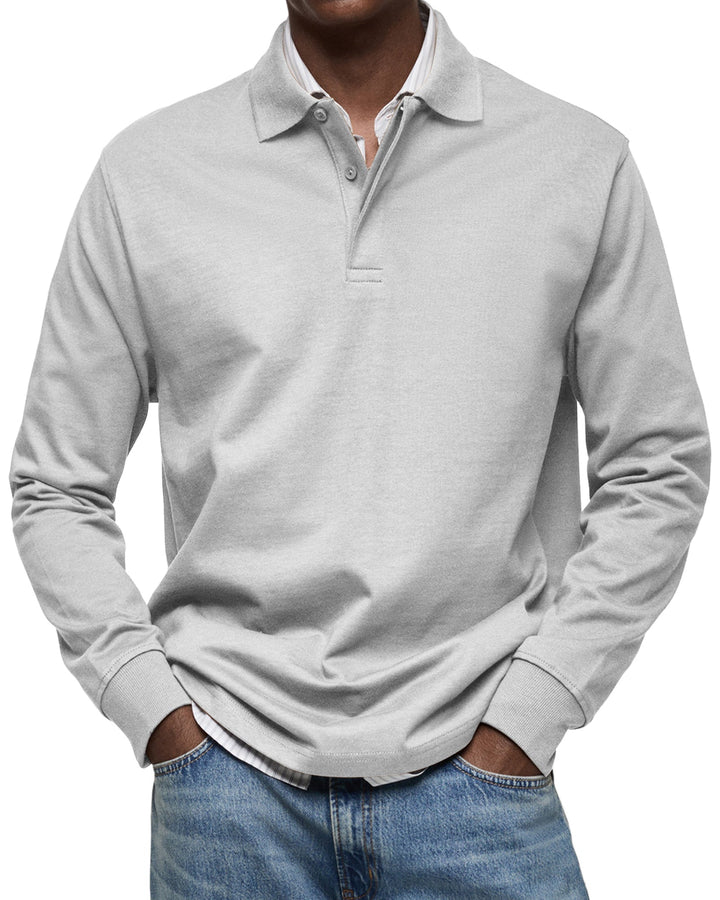 Jason | Polo de manga larga con comodidad refinada