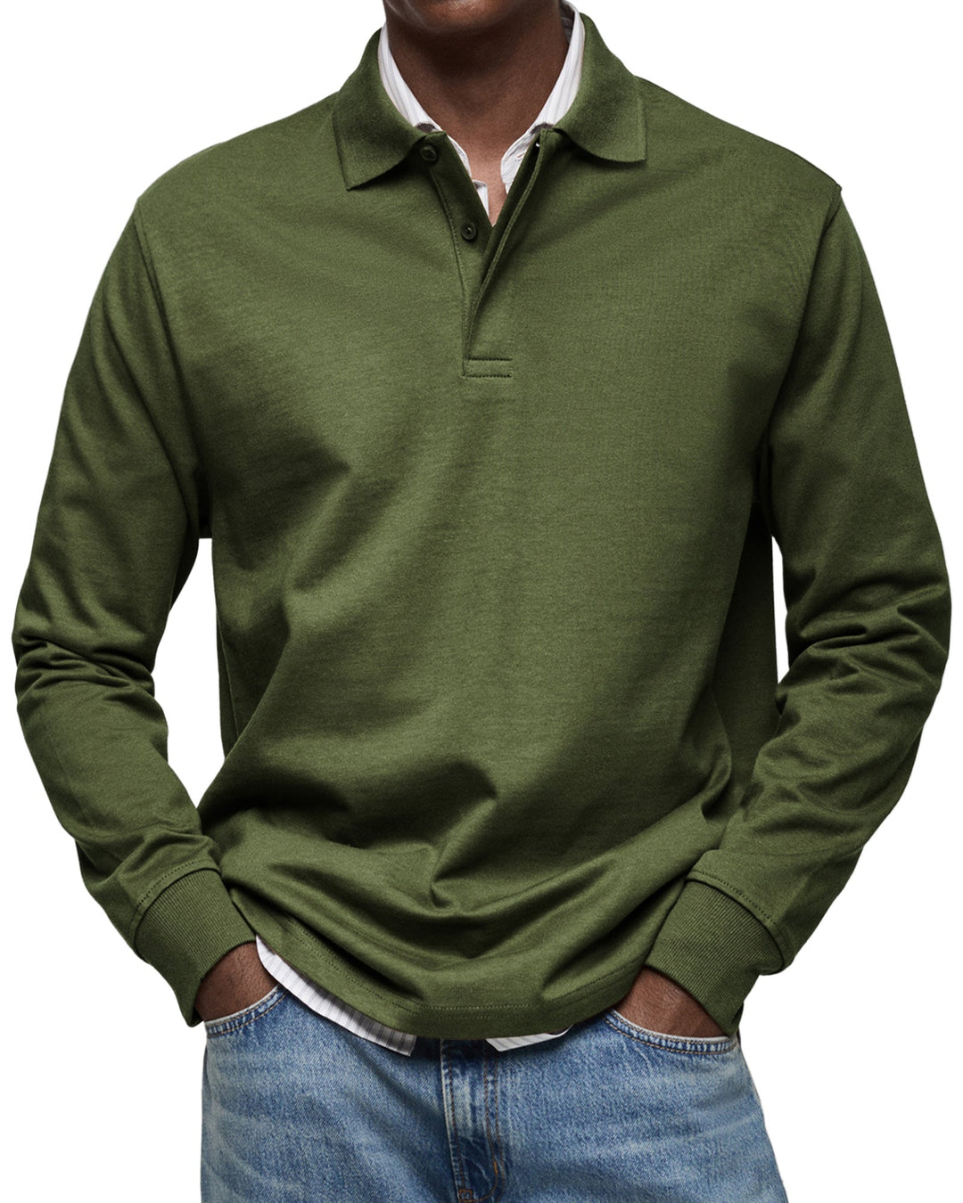 Jason | Polo de manga larga con comodidad refinada