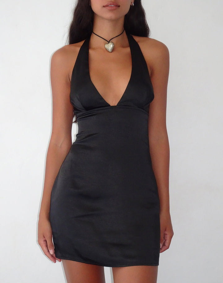 EMMA | Vestido Corto Satinado