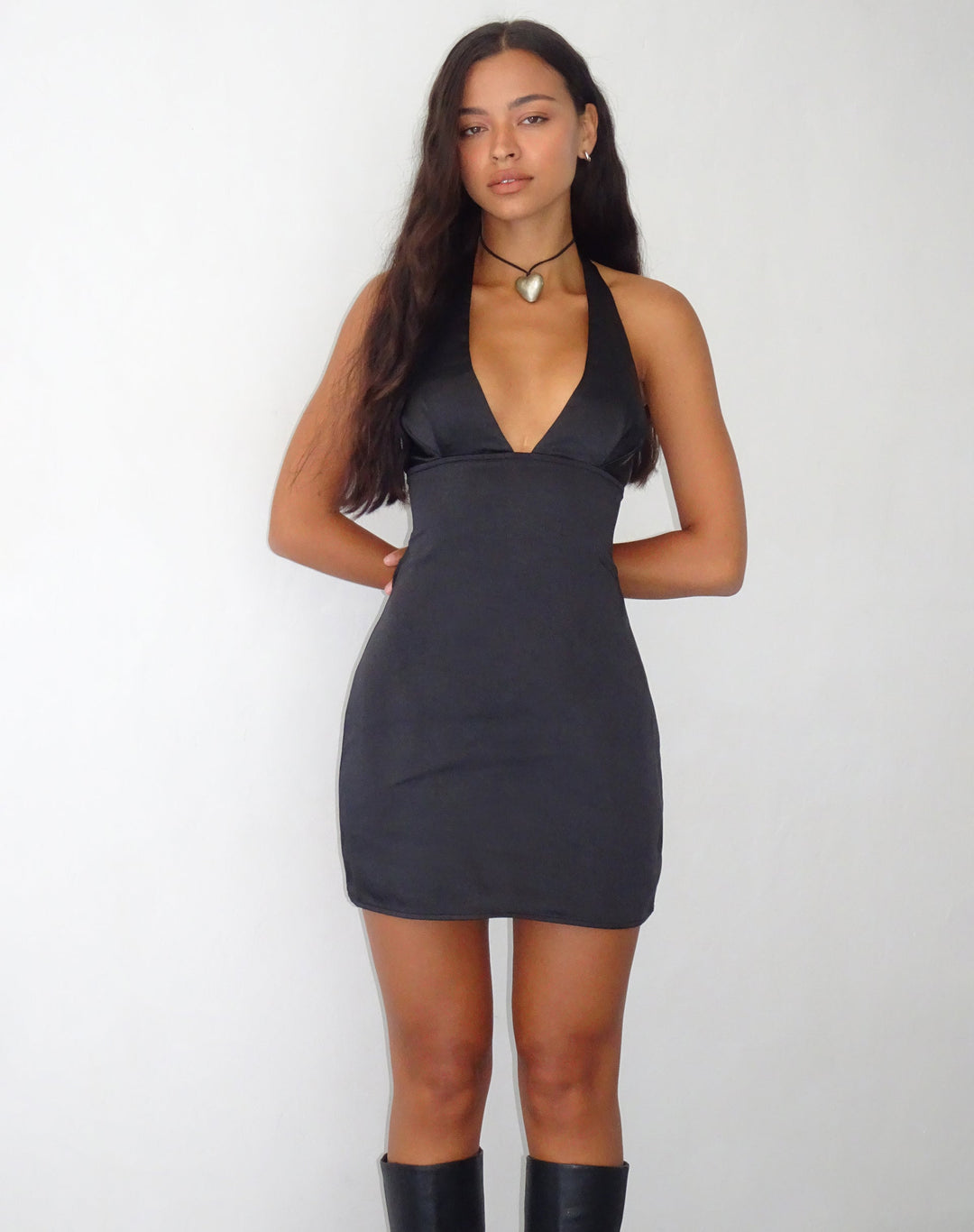 EMMA | Vestido Corto Satinado