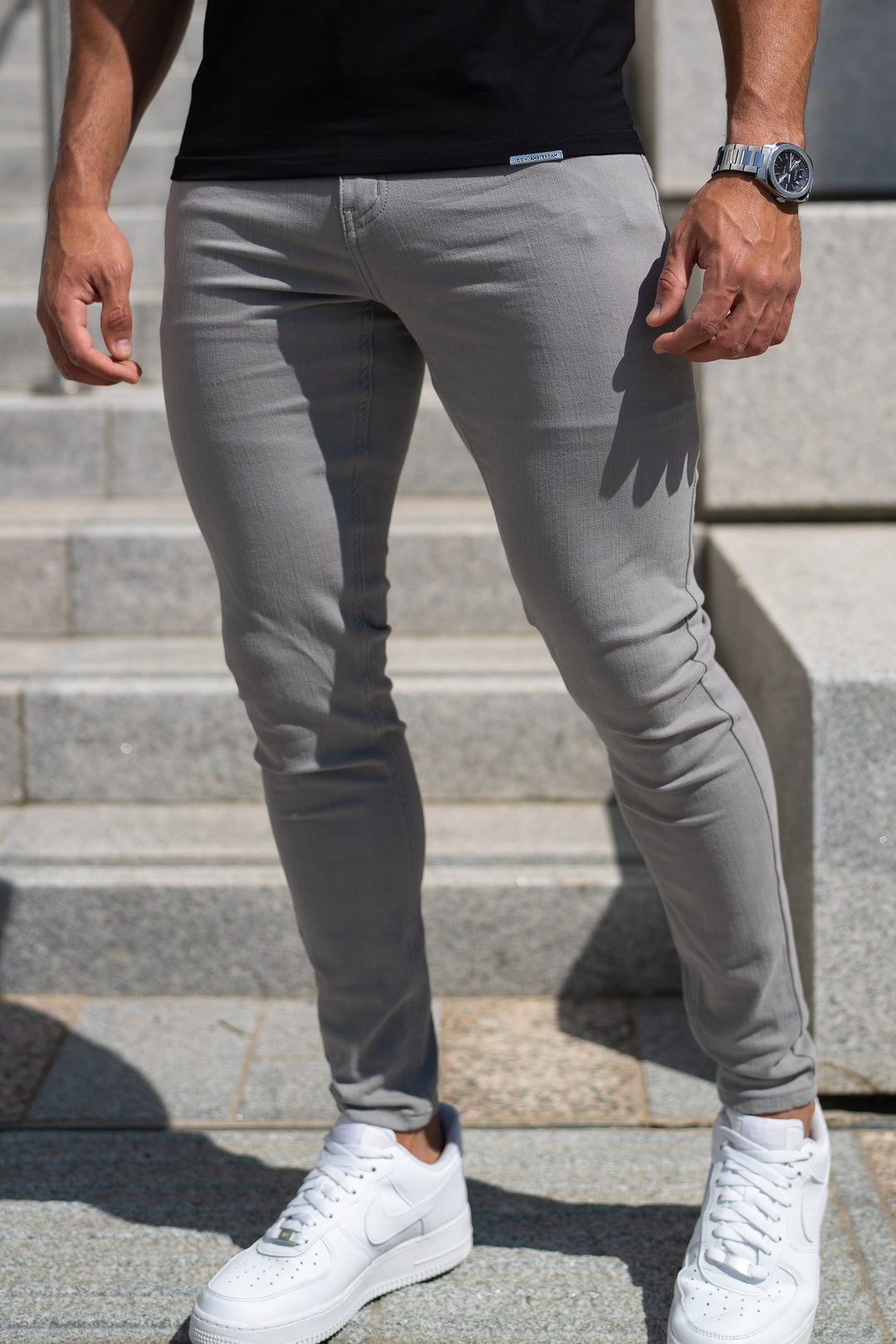 Pantalones Calis - Gris