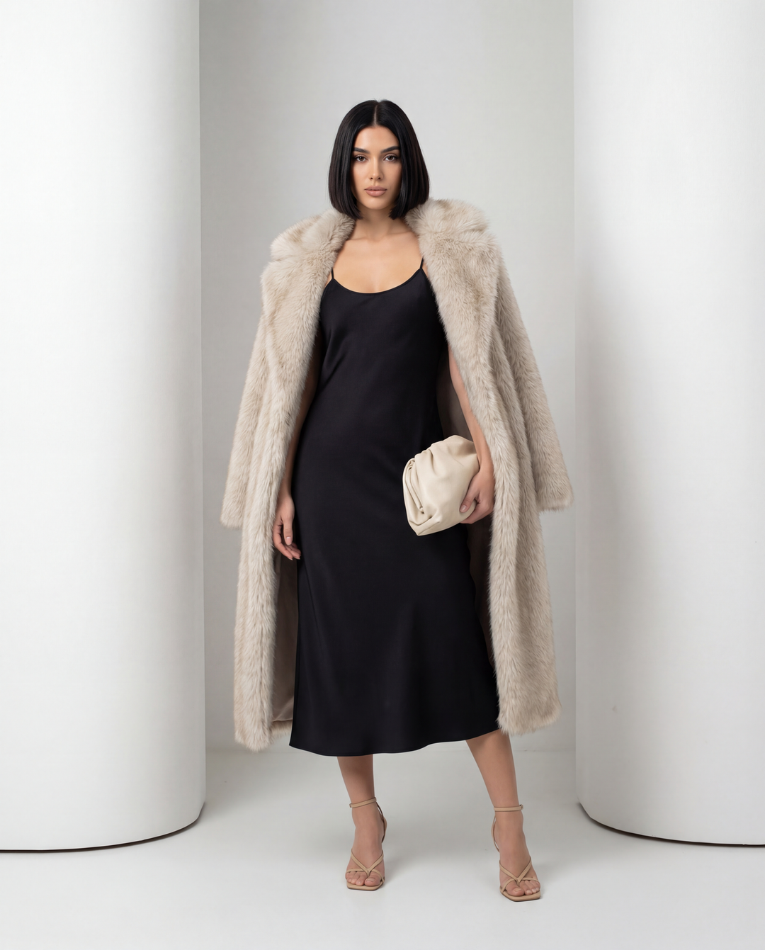 Mirella Luxe | Abrigo Largo de Pelo Premium