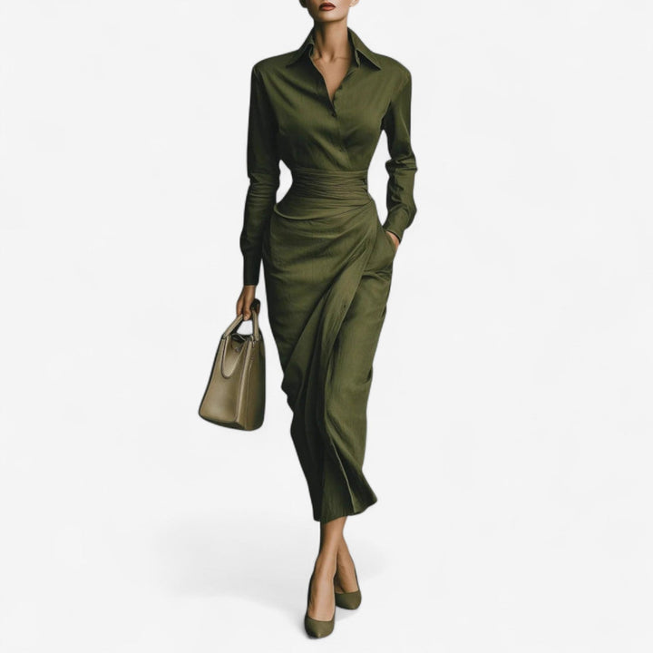 Danira™ Vestido Midi Cruzado