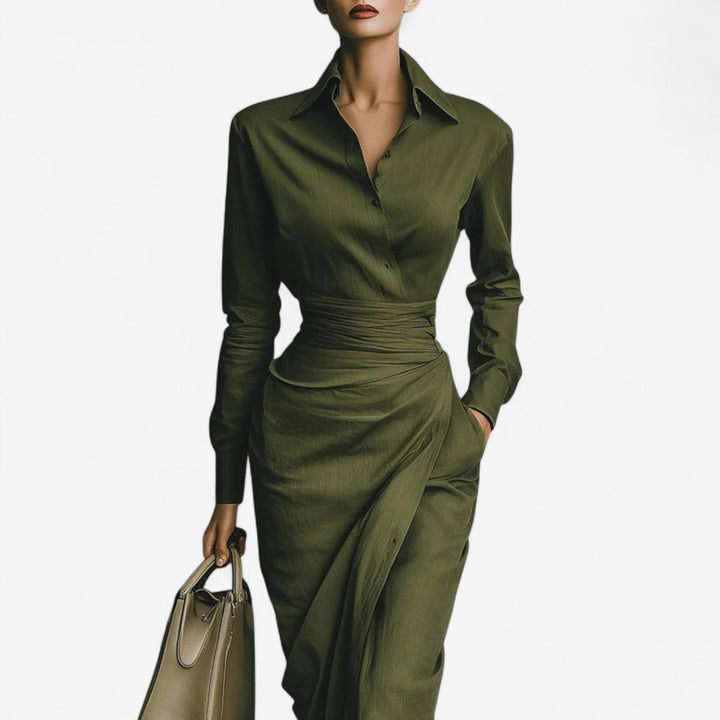 Danira™ Vestido Midi Cruzado