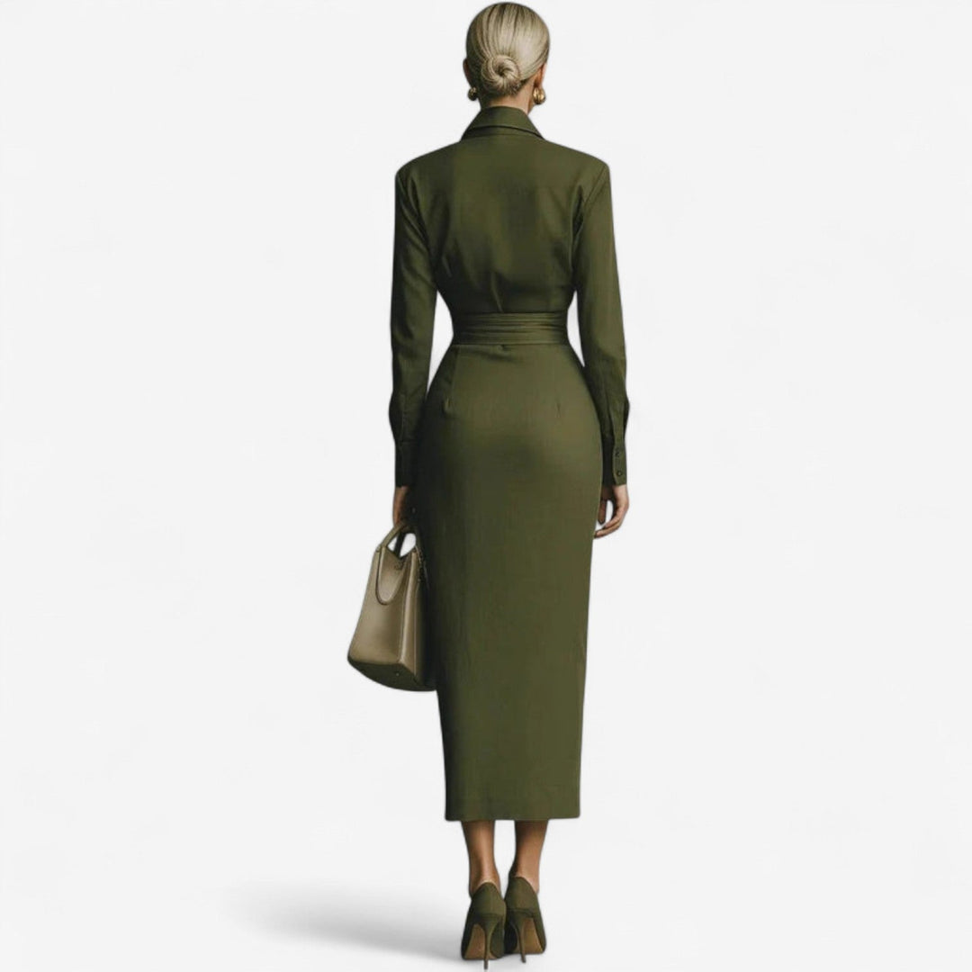 Danira™ Vestido Midi Cruzado