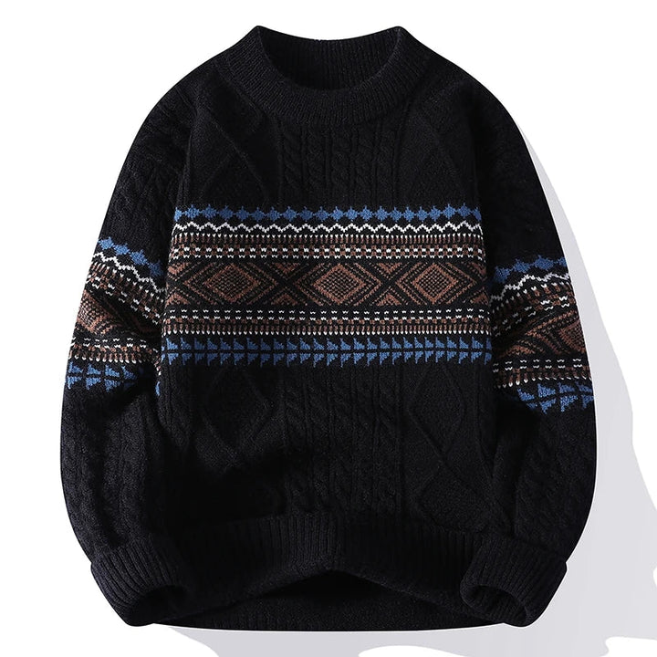 Sebas | Suéter de invierno con textura nórdica