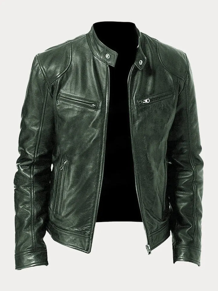 Nohr | Chaqueta de cuero clásica para hombre