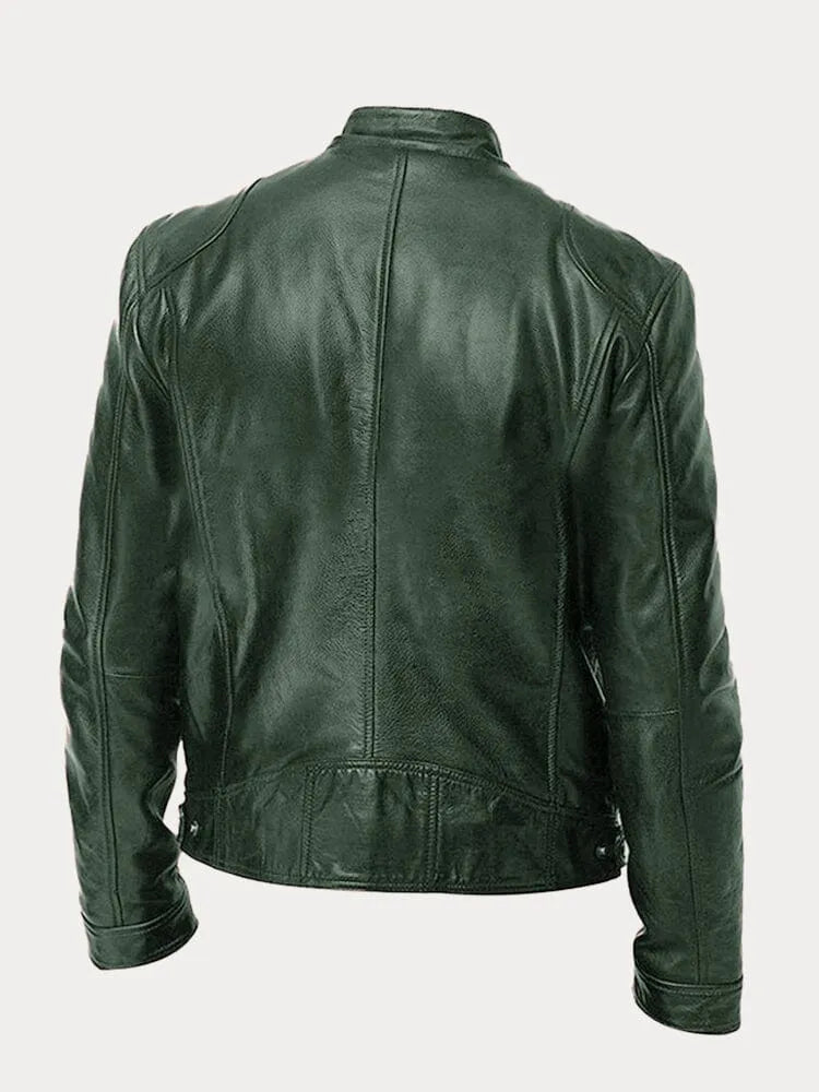 Nohr | Chaqueta de cuero clásica para hombre