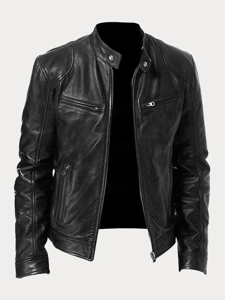 Nohr | Chaqueta de cuero clásica para hombre