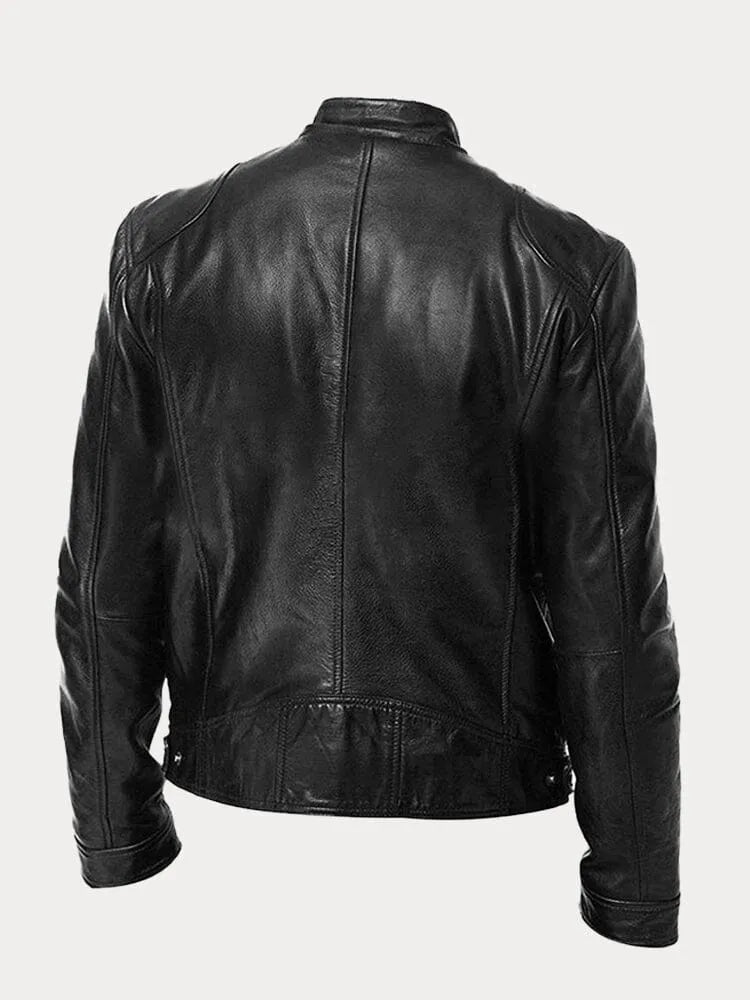 Nohr | Chaqueta de cuero clásica para hombre