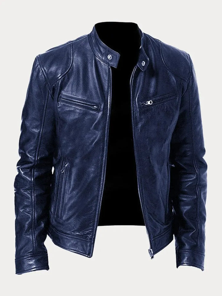 Nohr | Chaqueta de cuero clásica para hombre