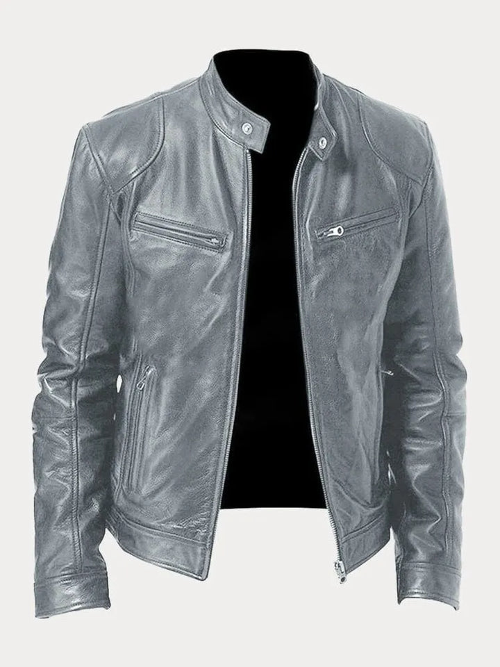 Nohr | Chaqueta de cuero clásica para hombre
