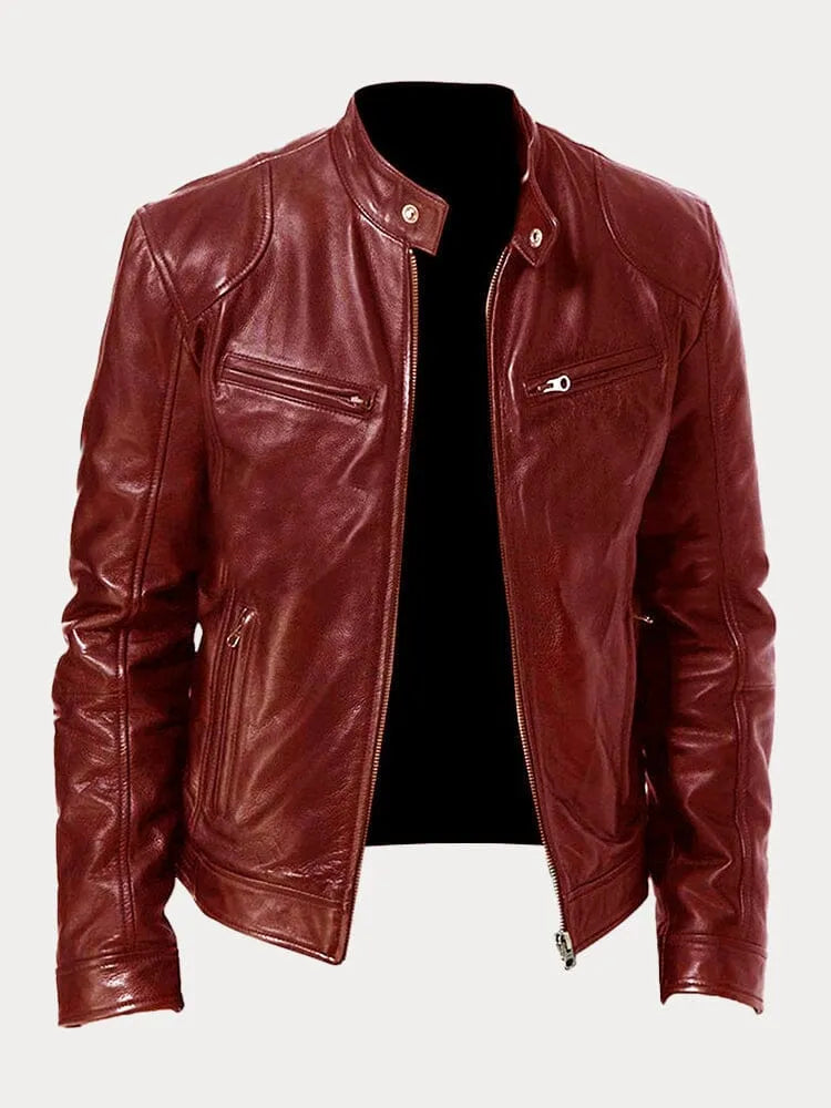 Nohr | Chaqueta de cuero clásica para hombre
