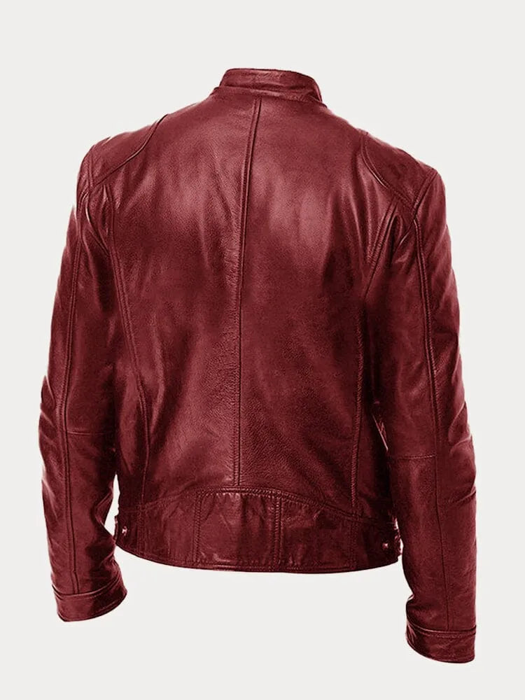 Nohr | Chaqueta de cuero clásica para hombre