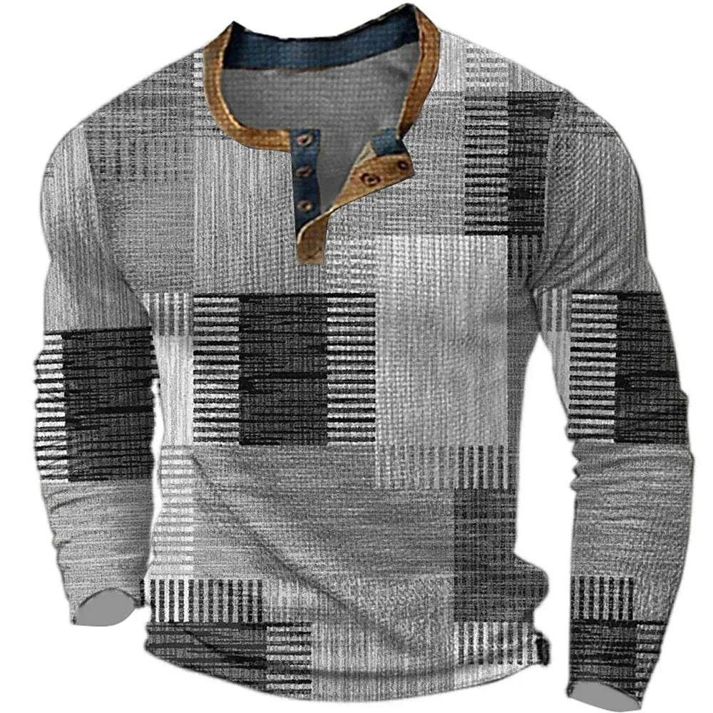 Jeffrey | Camisa de manga larga colorida para hombre