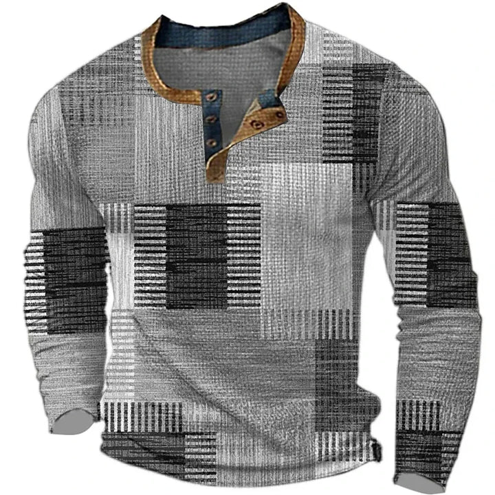 Jeffrey | Camisa de manga larga colorida para hombre