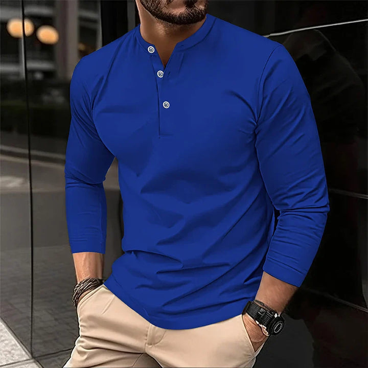 Alexander | Polo de manga larga transpirable para hombres