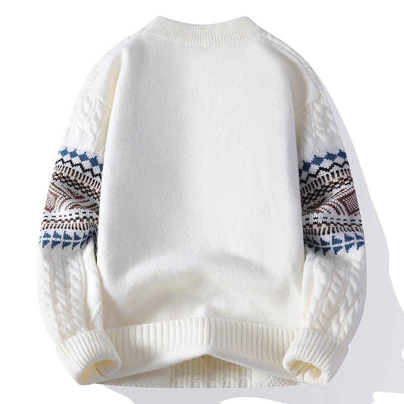 Sebas | Suéter de invierno con textura nórdica