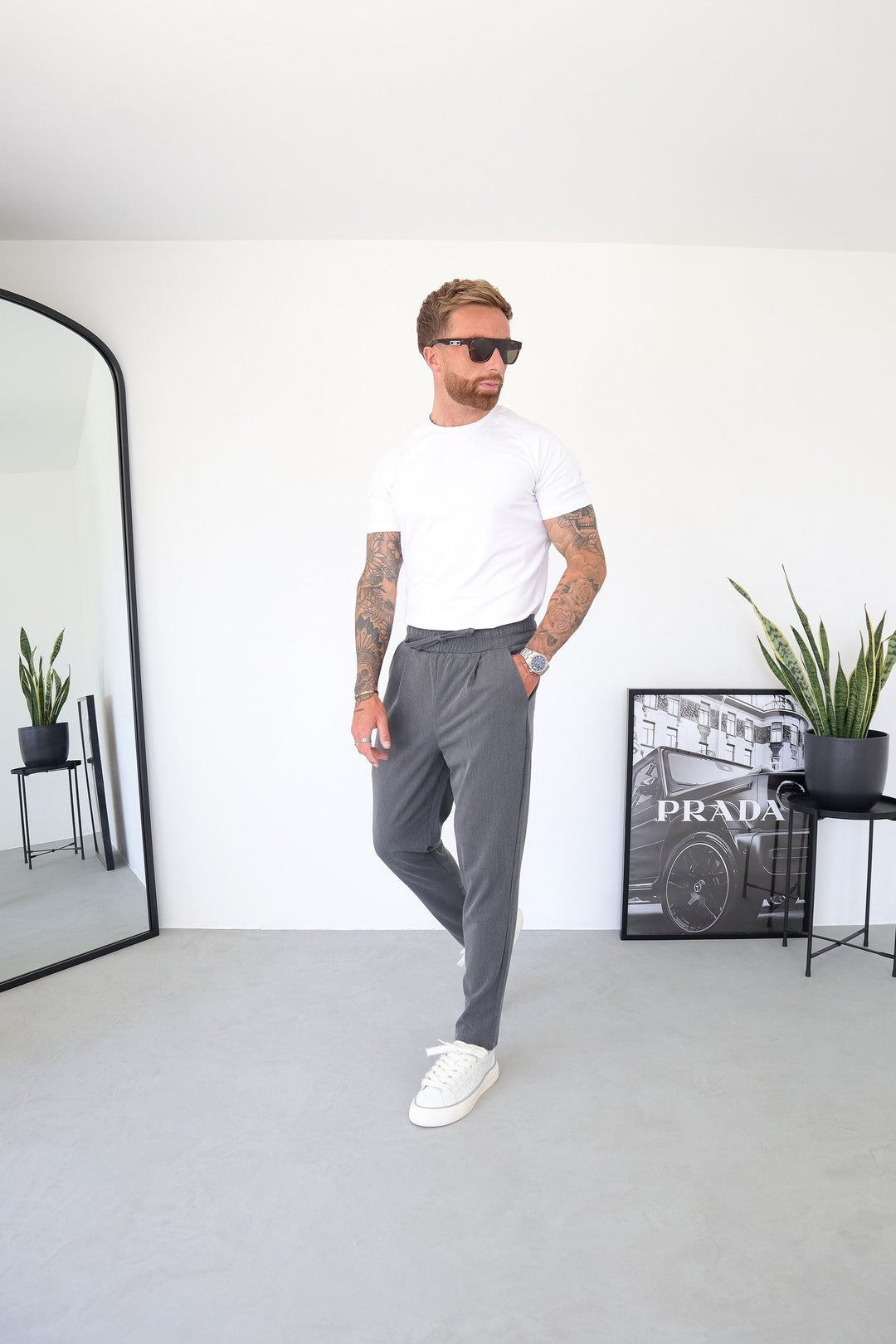 Pantalones Elián -  Gris oscuro