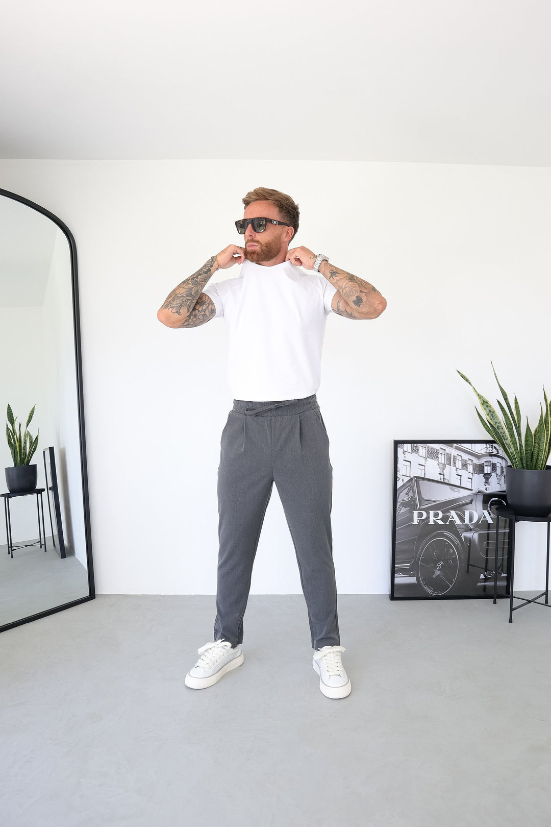 Pantalones Elián -  Gris oscuro