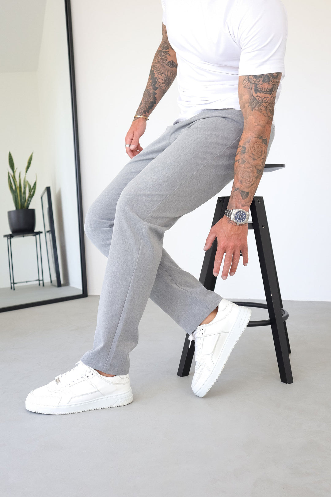 Pantalones Lucio - Gris claro