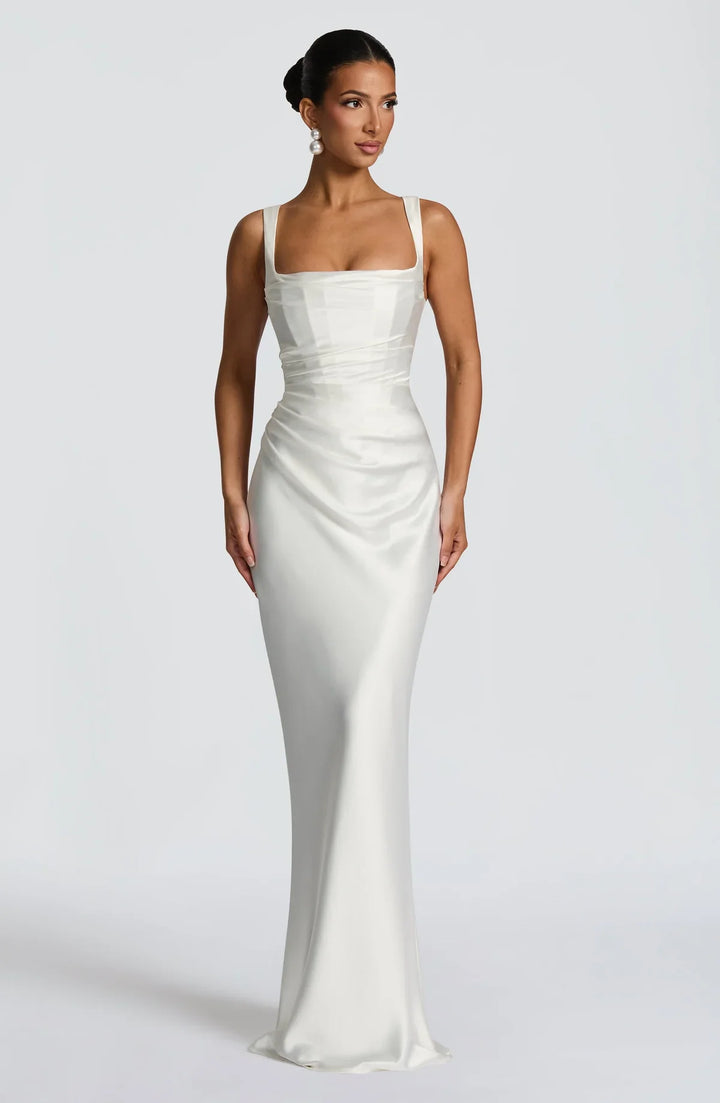 CALANTHE | Vestido largo de corte elegante