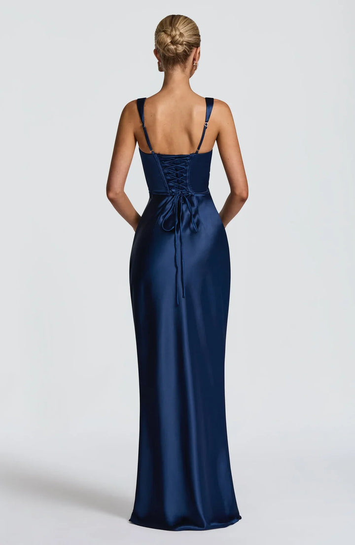CALANTHE | Vestido largo de corte elegante