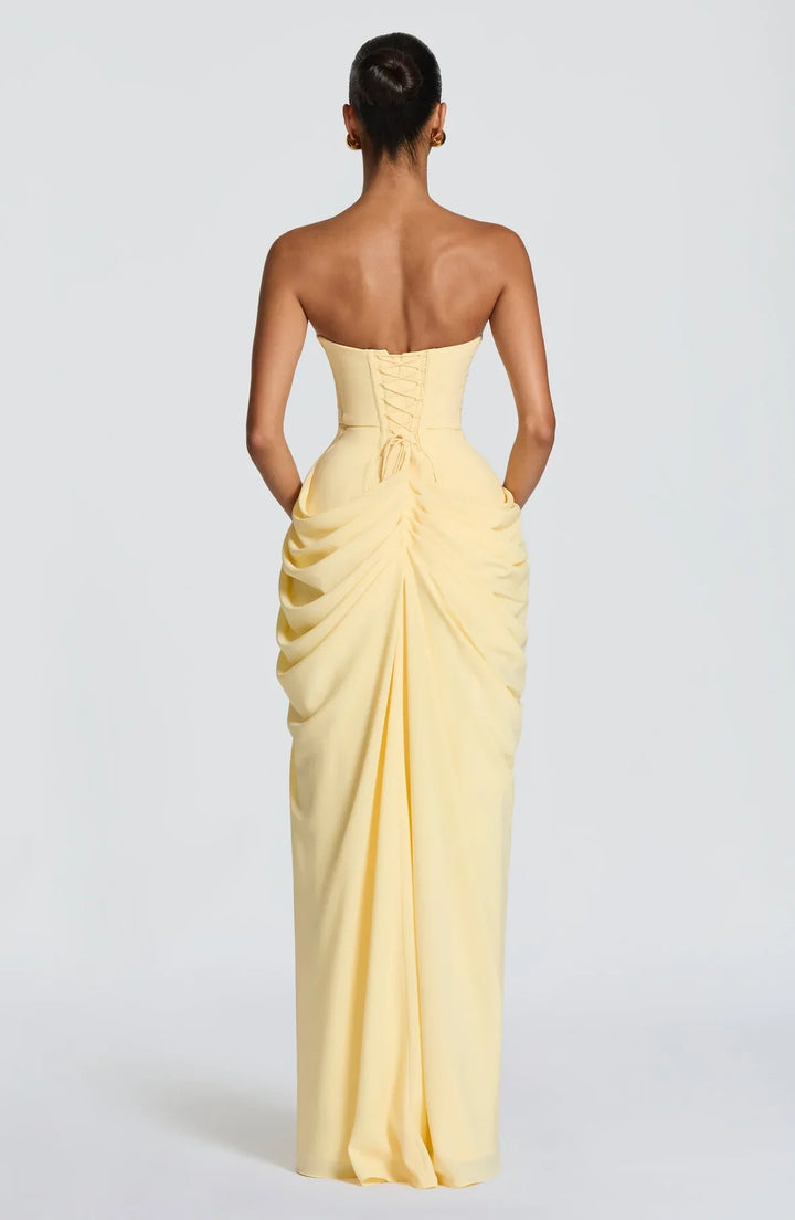 CIELO | Vestido largo lacado elegante