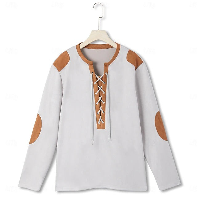 Keith | Camiseta Henley de manga larga para hombre