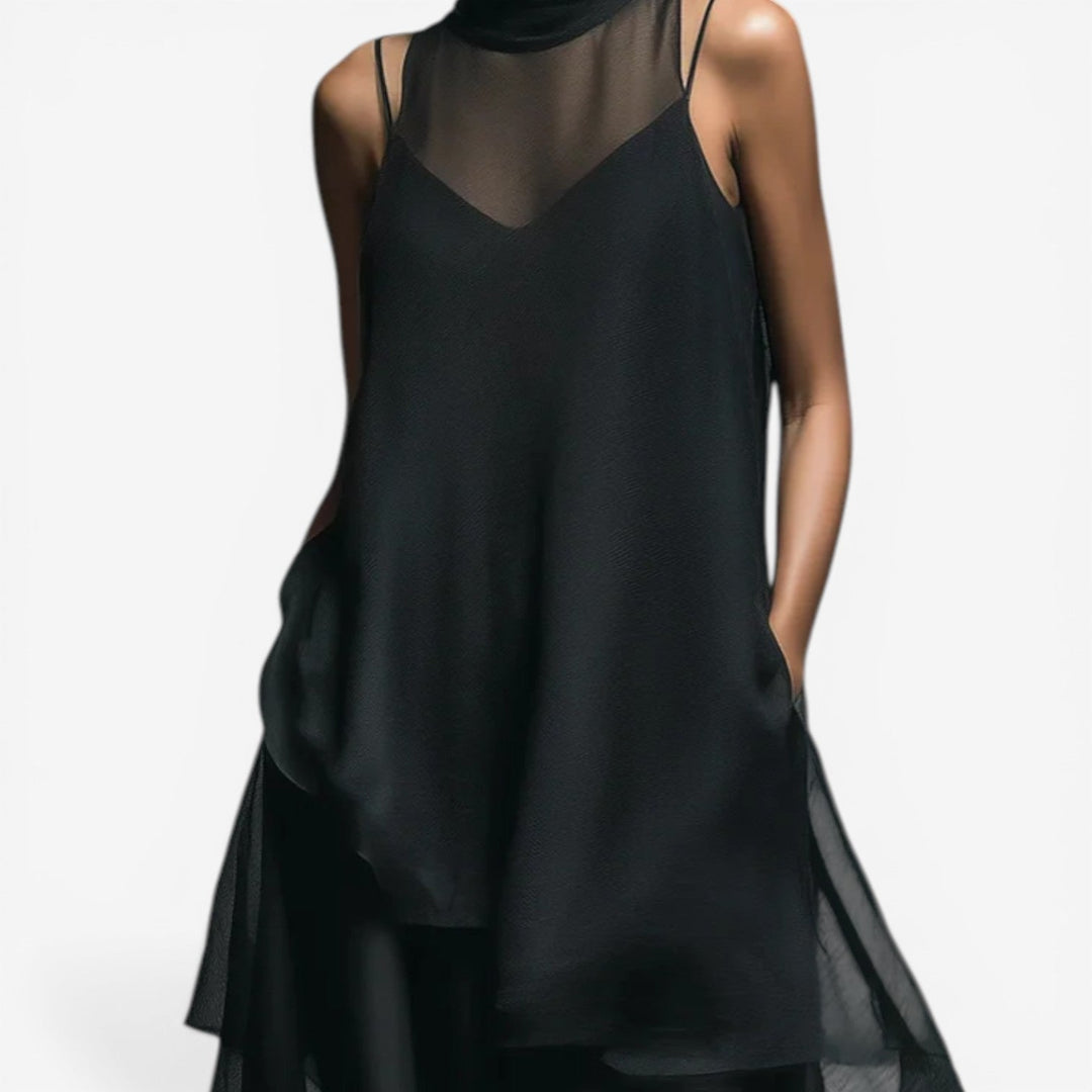 Bibiana™ Vestido Maxi Capas