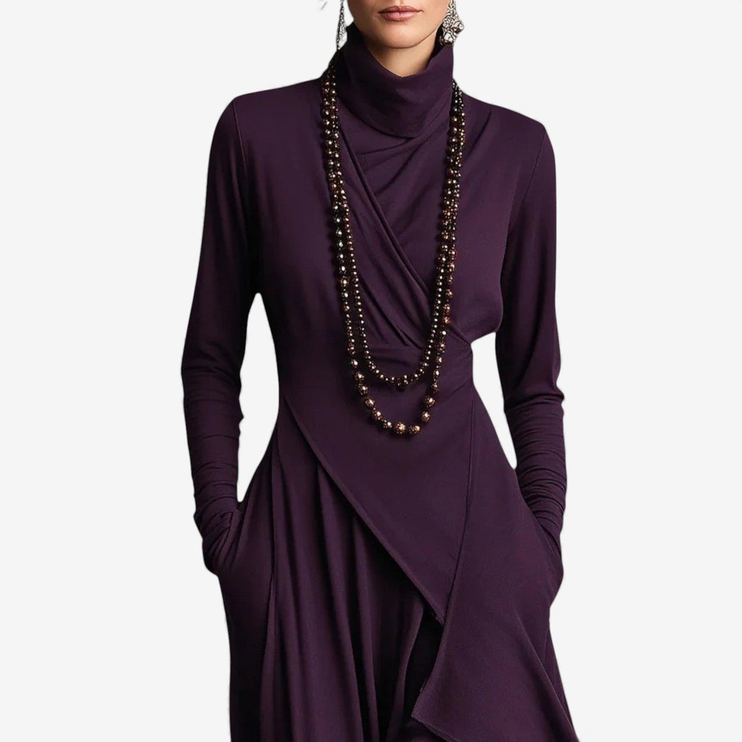Elisa™ Vestido Maxi Drapado